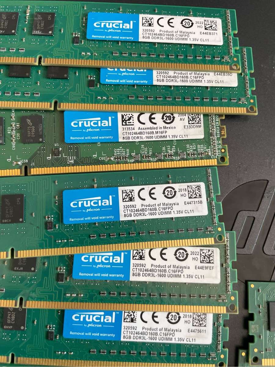 Crucial 8GB DDR3 1600Mhz
