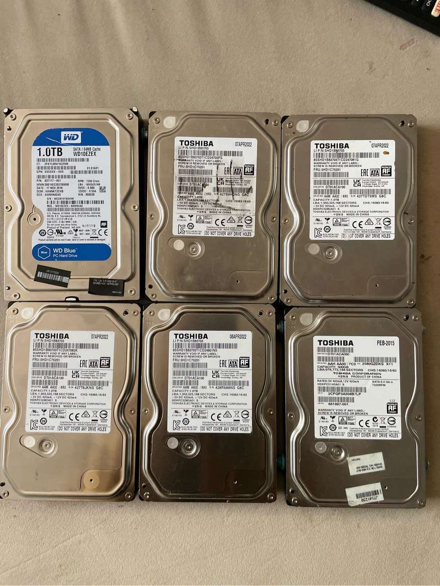 1TB Hard Drives