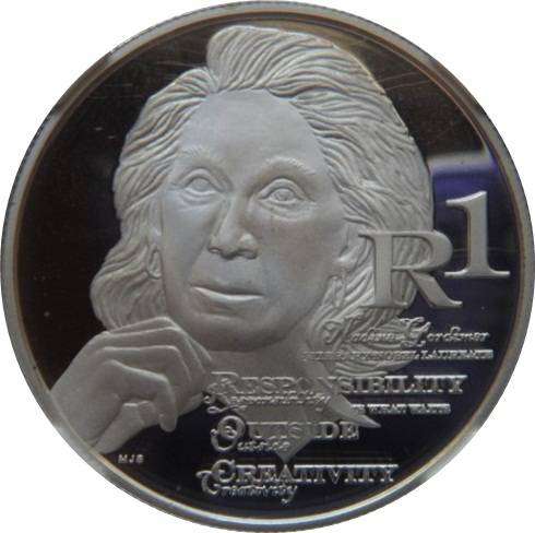 2010 Gordimer Unc Silver R1 (Still sealed)
