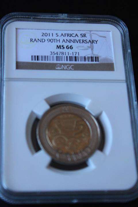 2011 R5 90th Anniversary, NGC graded MS66