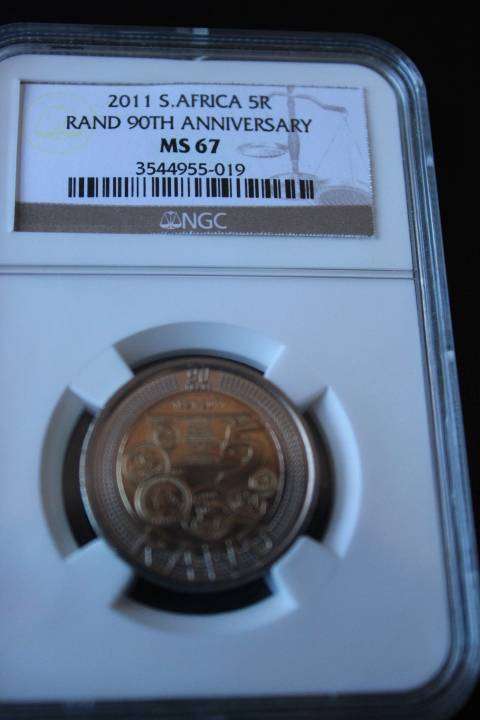 2011 R5 90th Anniversary, NGC graded MS67