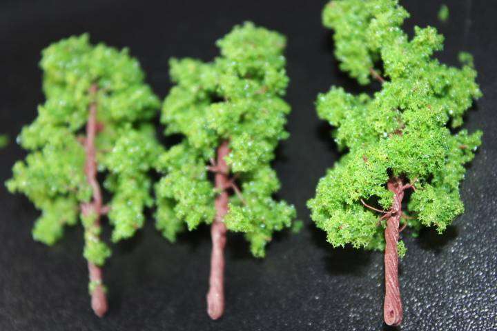 5cm Trees Dark Green