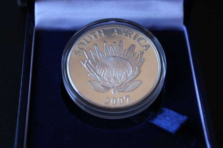 2007 Proof Silver R1 De Klerk, Spot R829.86