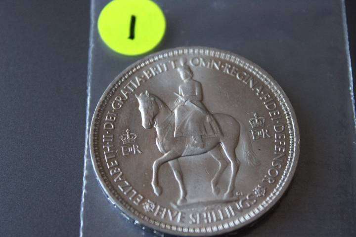 1953 Five Shillings Crown