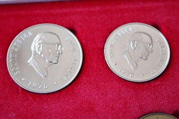 1976 Partial Proof Set 50c to 1/2c