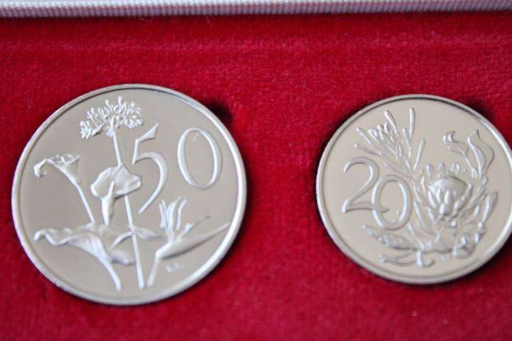 1976 Partial Proof Set 50c to 1/2c
