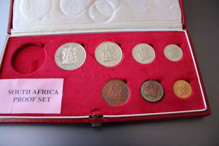 1978 Partial Proof Set 50c to 1/2c