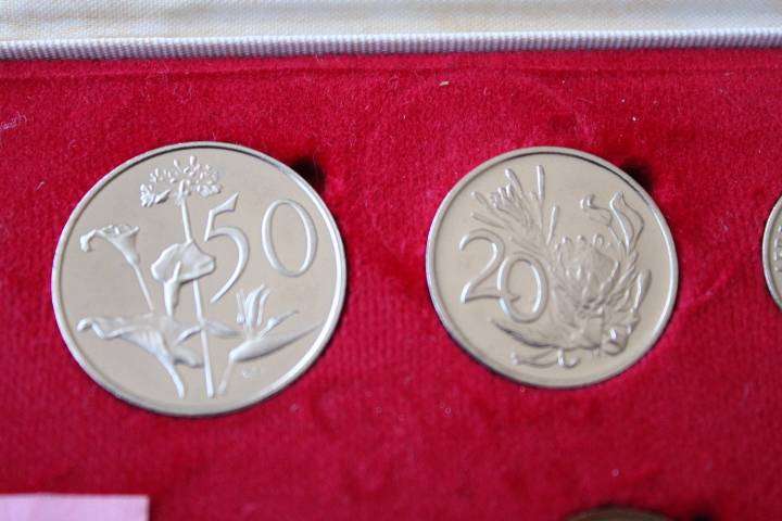 1978 Partial Proof Set 50c to 1/2c