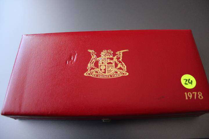 1978 Partial Proof Set 50c to 1/2c