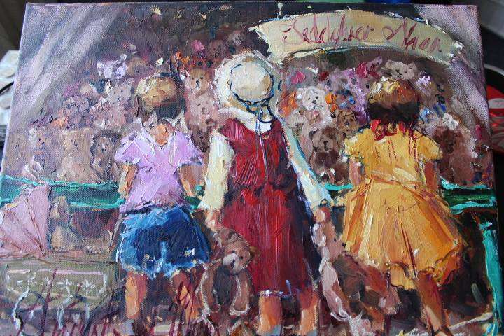 Antoinette van der Merwe Oil on Canvas