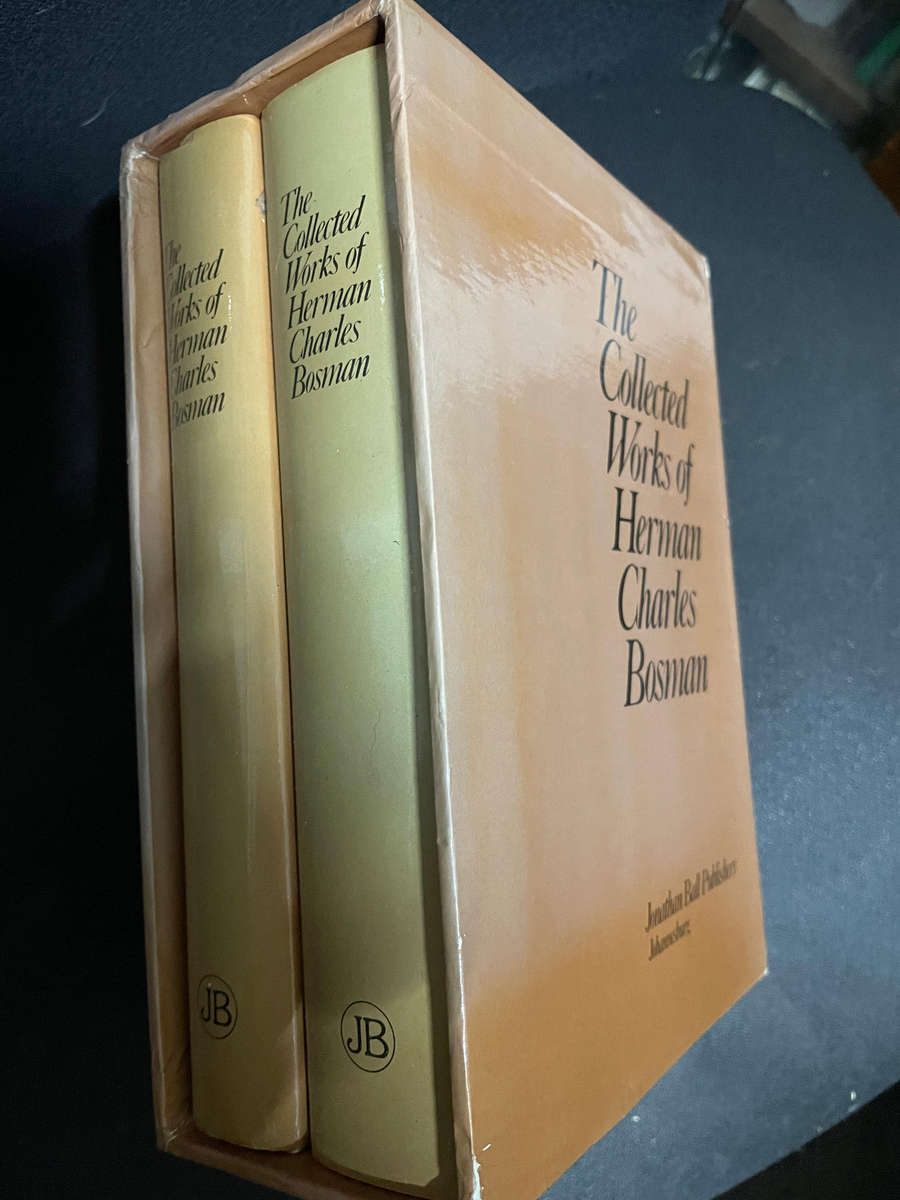 The collected works of Charles Herman Bosman. Two volumes in case.