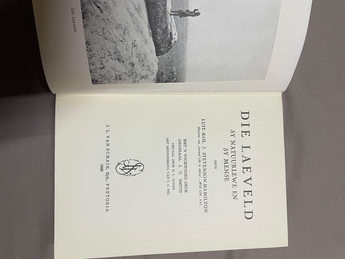 Die Laeveld. J. Stevenson-Hamilton.