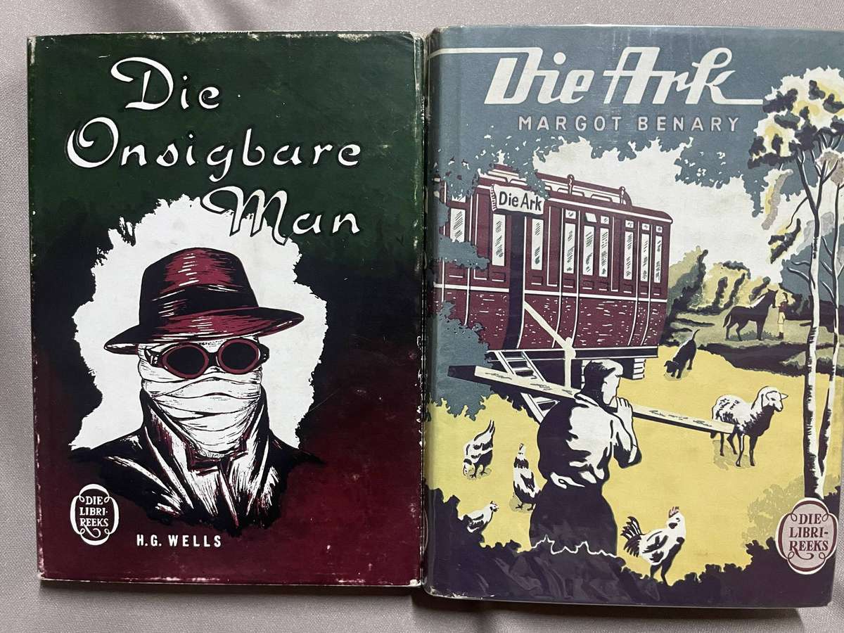 Libri reeks 16 & 22. Die Onsigbare  Man,  H.G. Wells & Die Ark. Margot Benary.