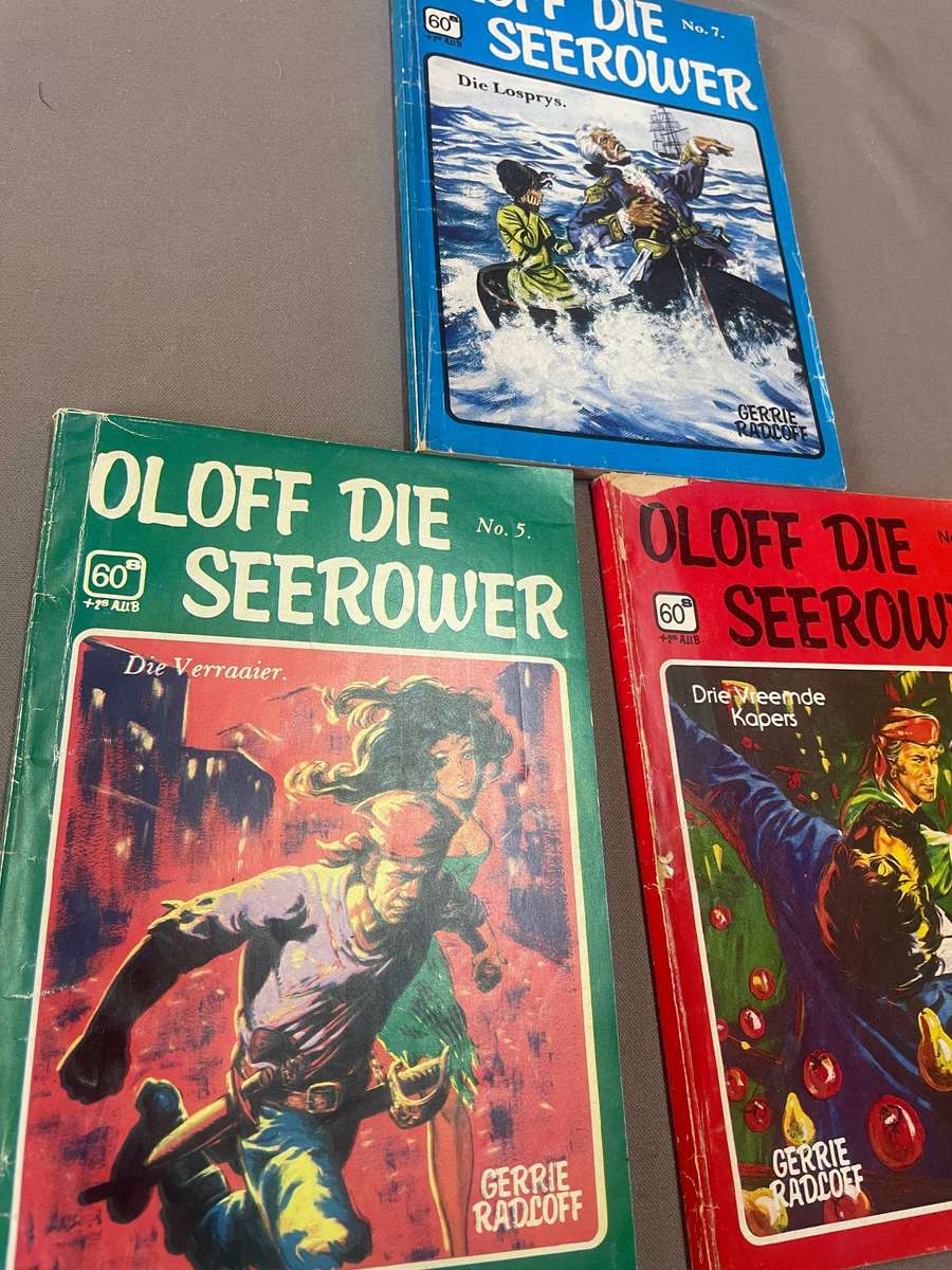 Gerrie Radloff: Oloff die Seerower (5, 6 &7) Die Verraaier & Drie Vreemde Kapers & Die Losprys