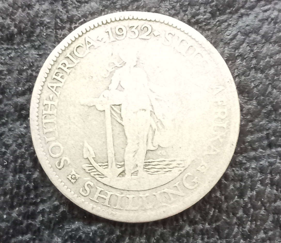 1932 South Africa- one shilling