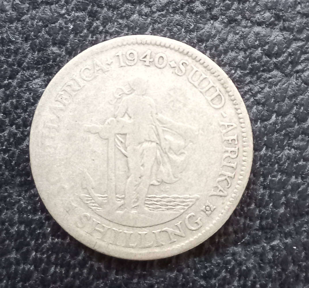 1940 South Africa one shilling