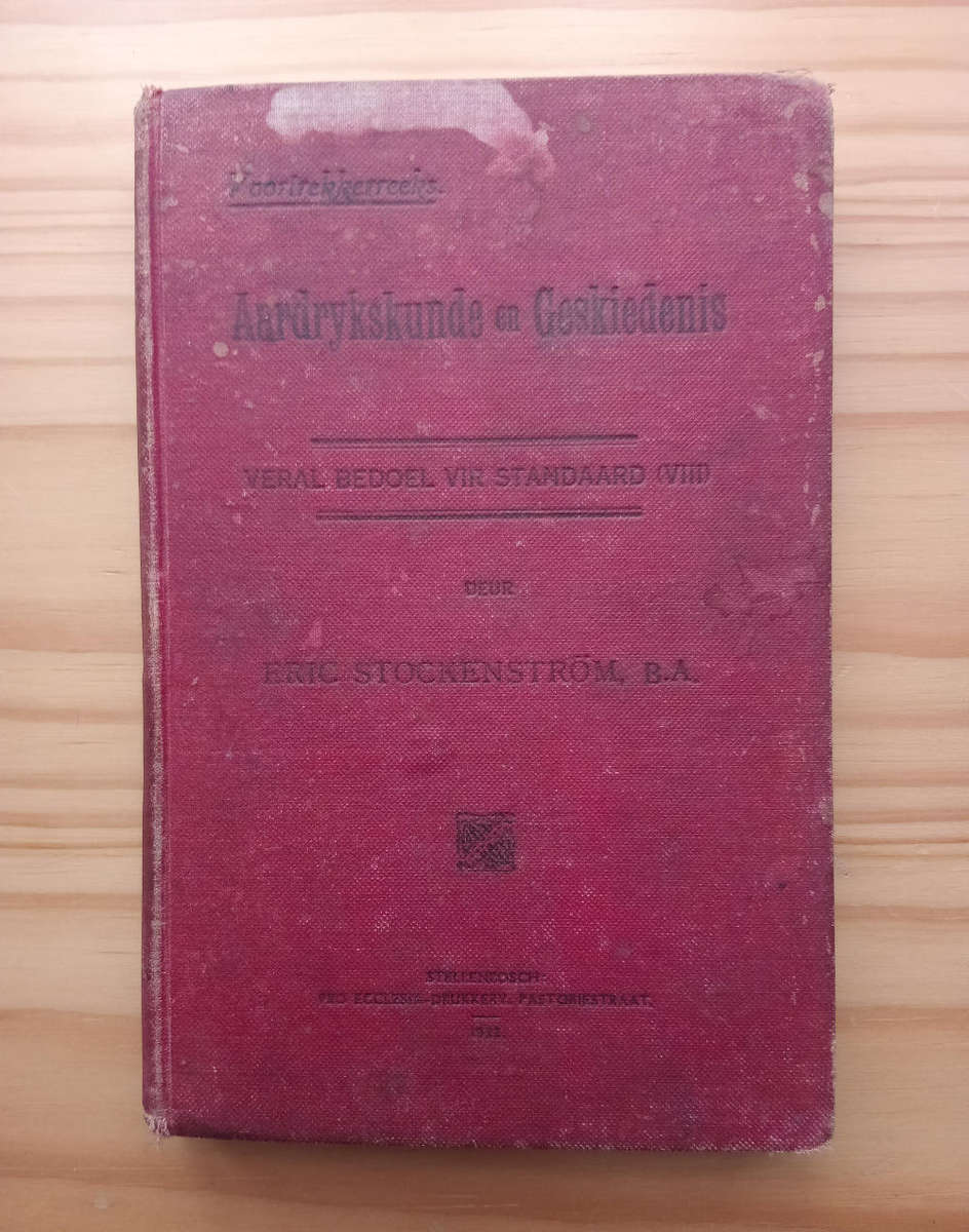 Africana- Aardrykskunde en Geskiedenis,  Eric Stockenstrom(1922)