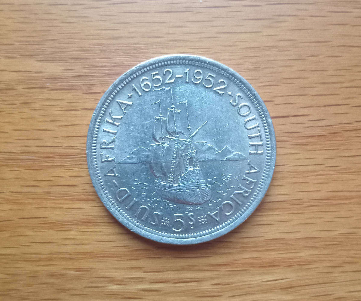 1952 South Africa 5 shillings