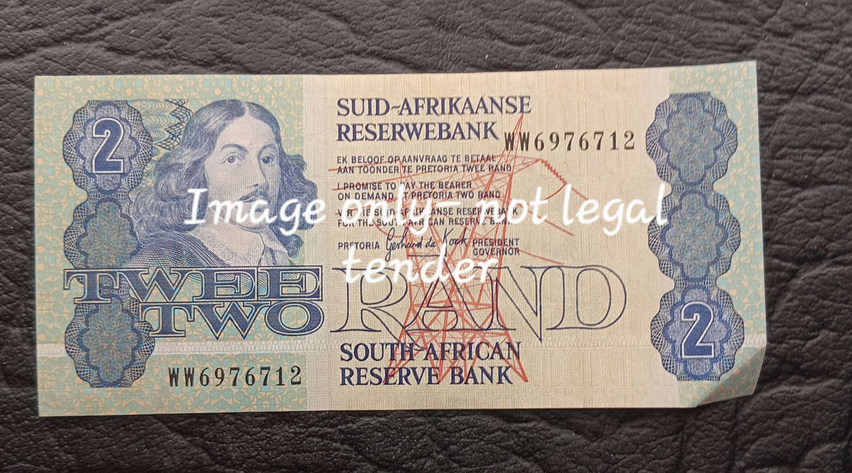 South African R2 replacement note- Gerhard de Kock
