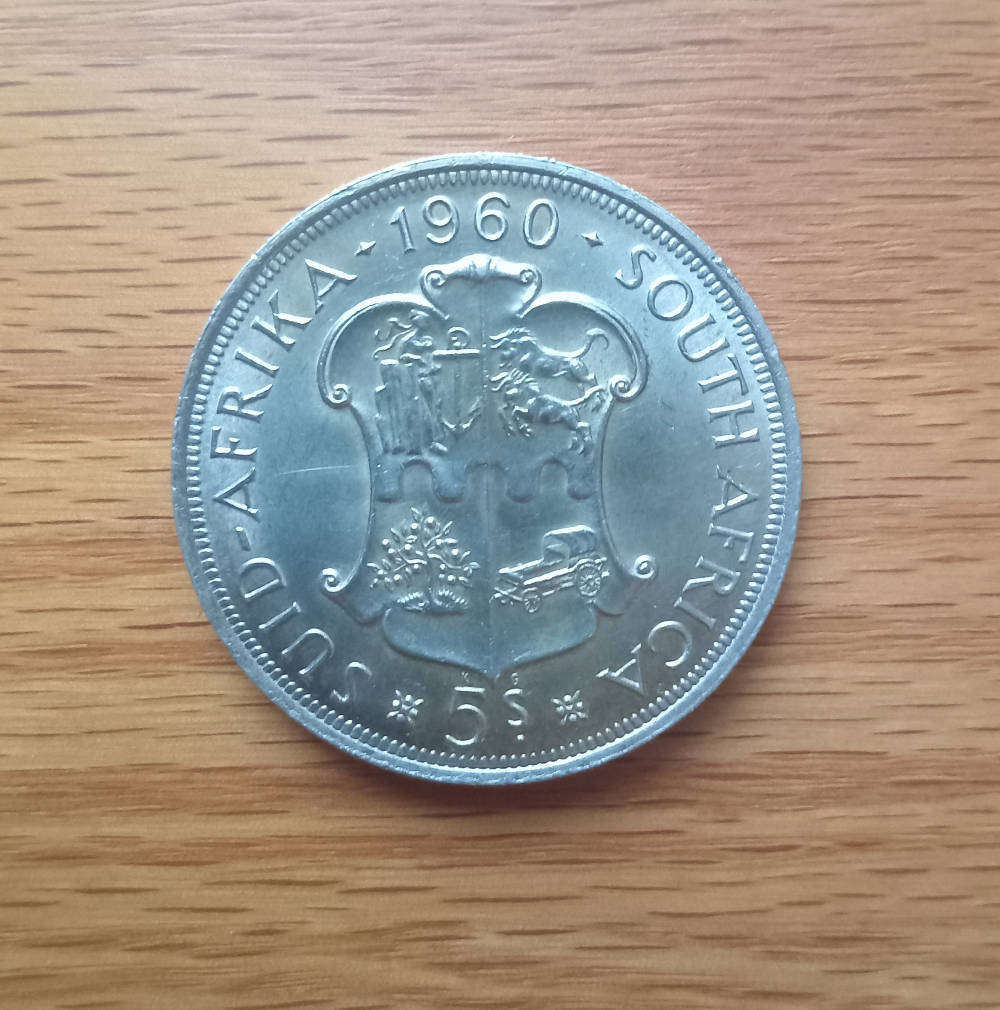 1960 South Africa 5 shillings