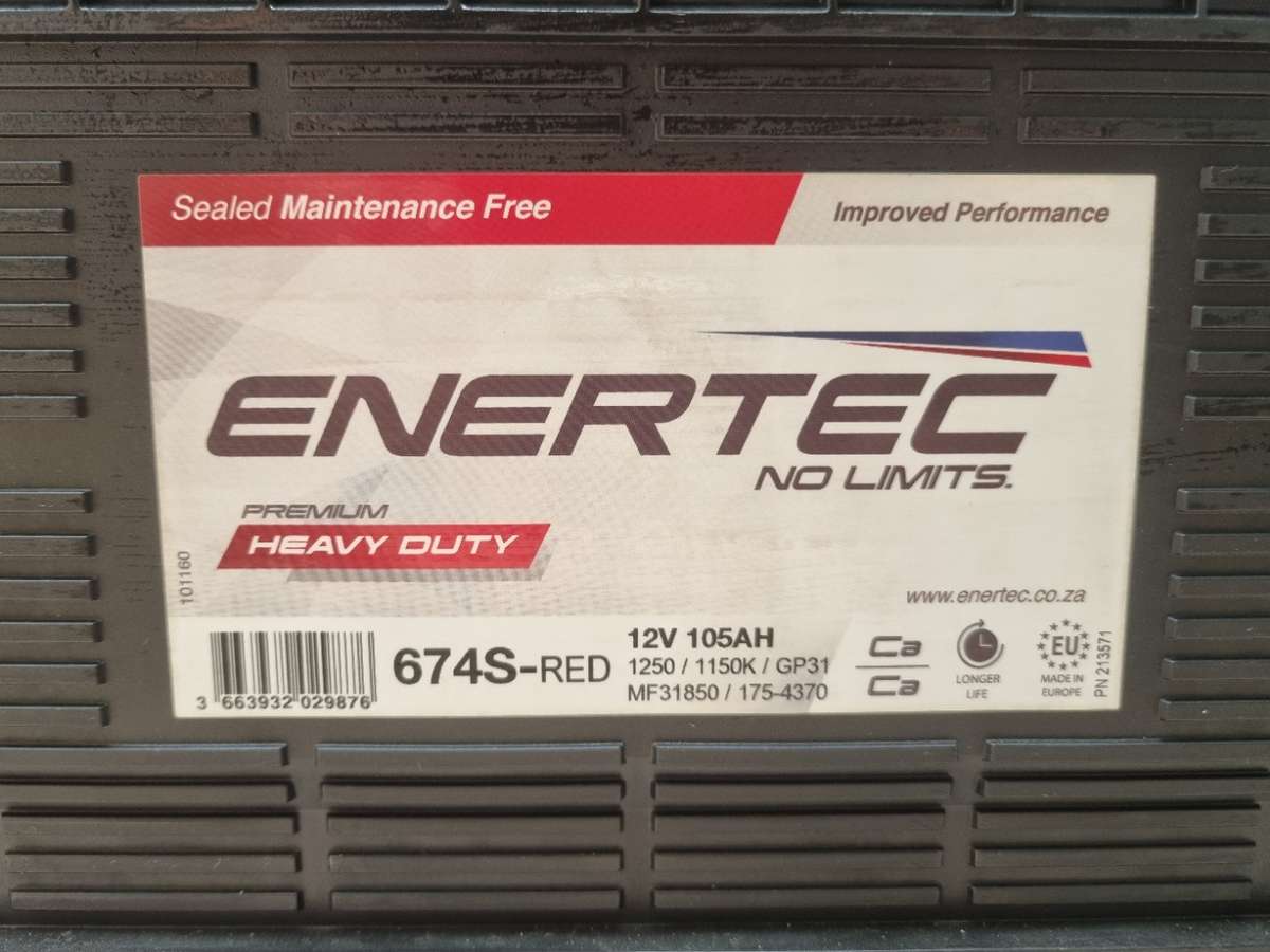 Enertec 105AH 12V Battery