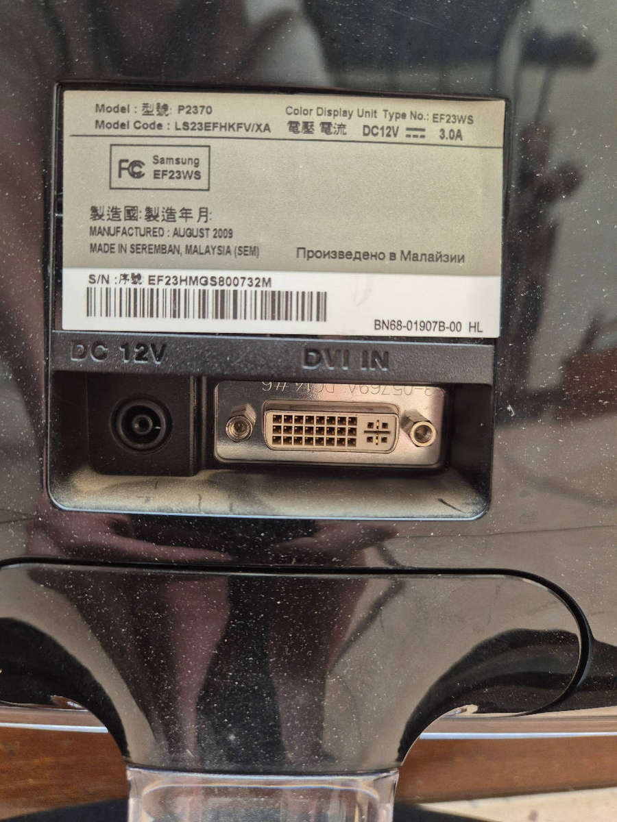 Samsung 23 inch PC monitor