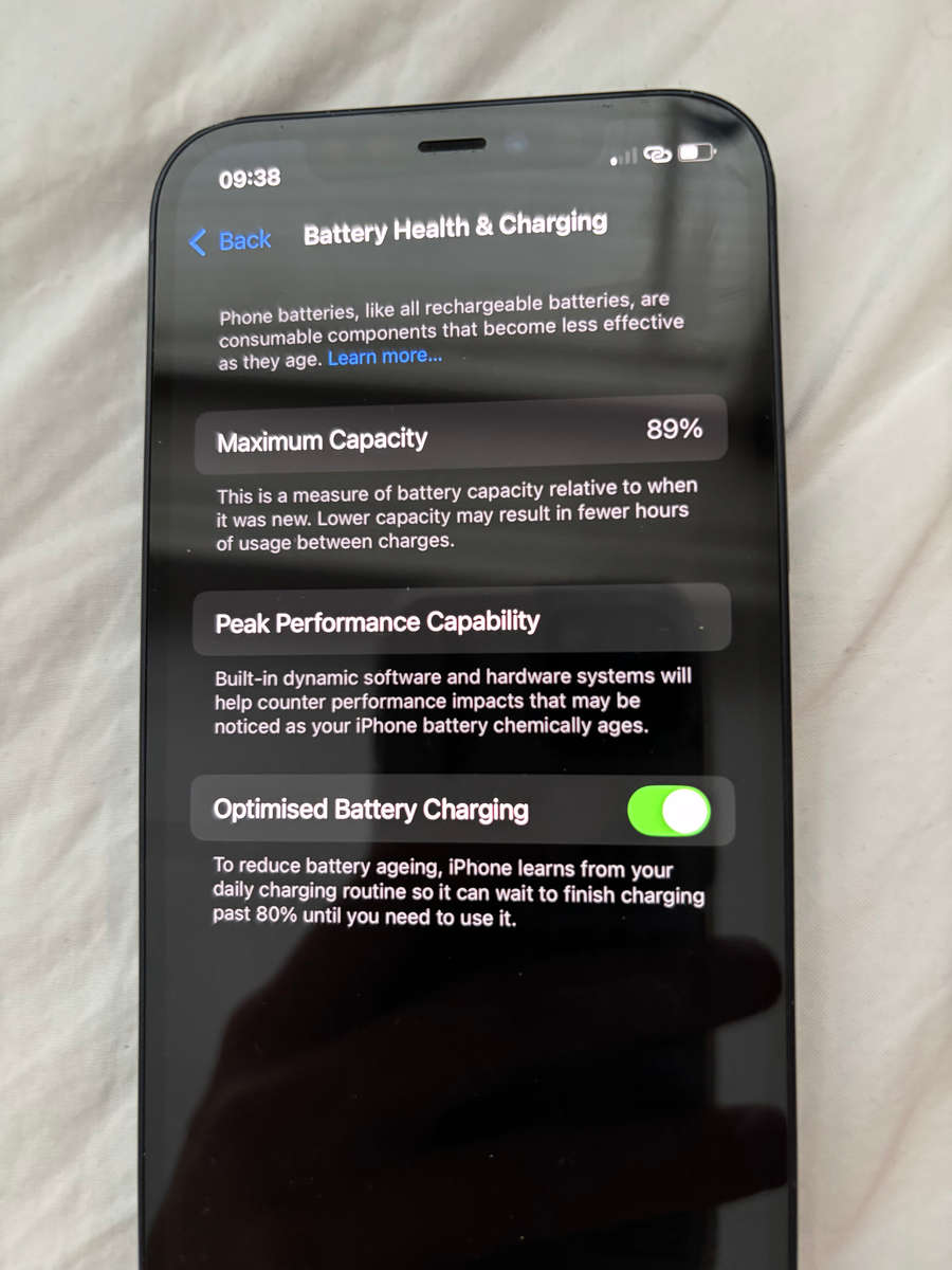 IPhone 12 128gb 89% Battery