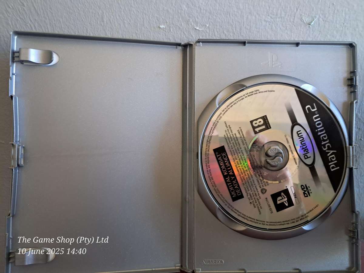 PS2 Mortal Kombat Deadly Alliance (Platinum) No Manual