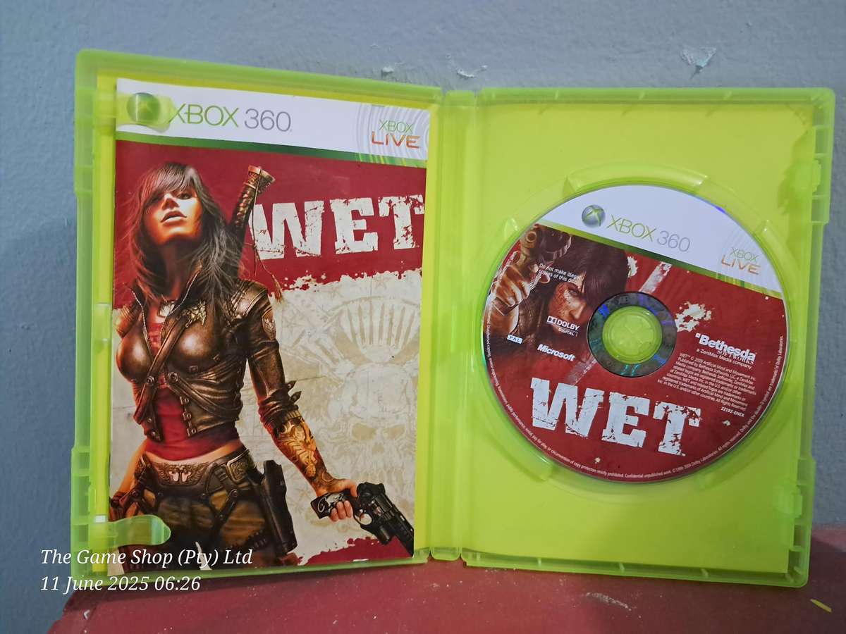 Xbox 360 Wet - CIB