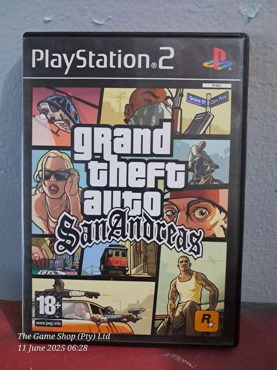 PS2 Grand Theft Auto : San Andreas - No Manual