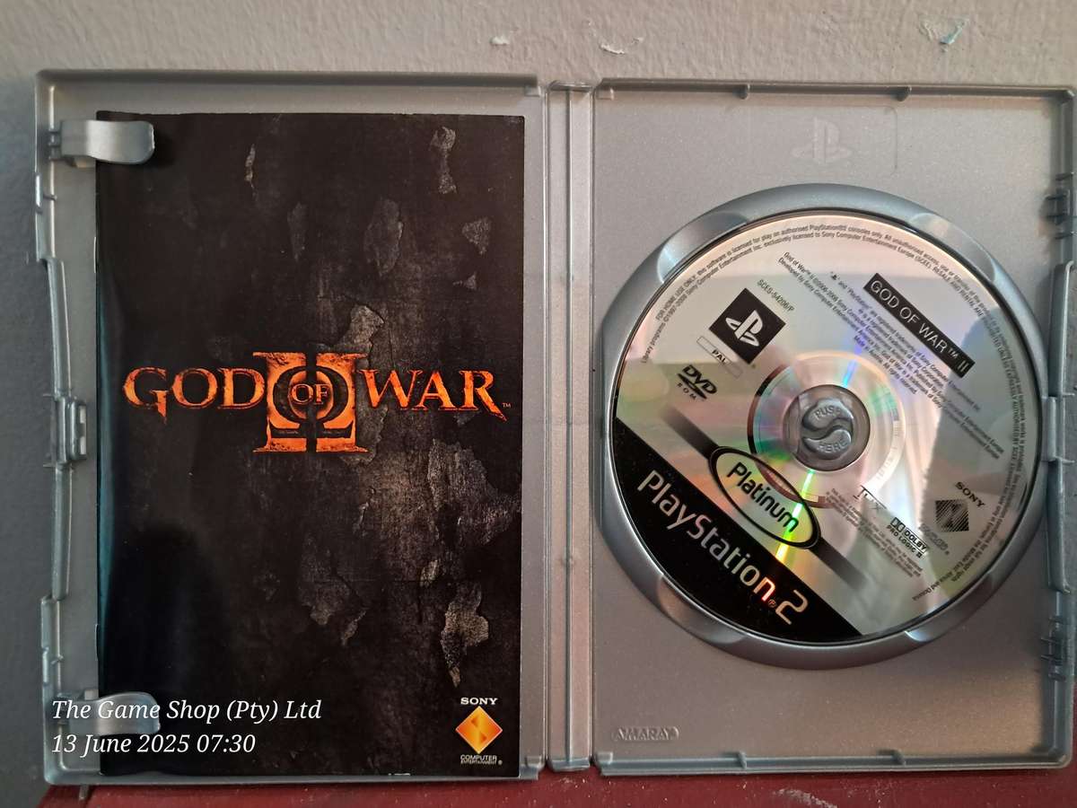 PS2 God of War II (Platinum) - CIB