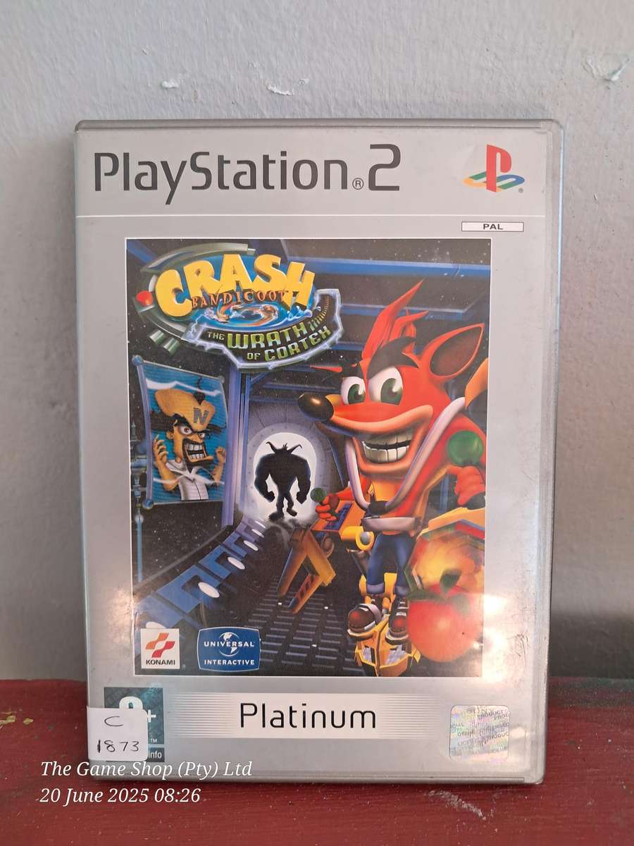 Ps2 Crash Bandicoot : The Wrath of Cortex (Platinum) CIB