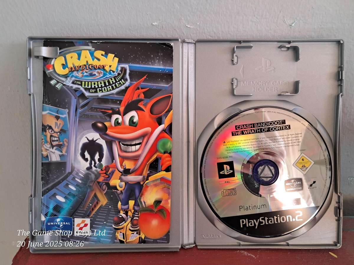 Ps2 Crash Bandicoot : The Wrath of Cortex (Platinum) CIB