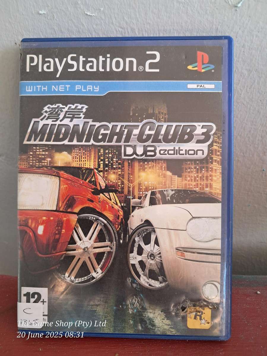 PS2 Midnight Club 3 Dub edition - No Manual