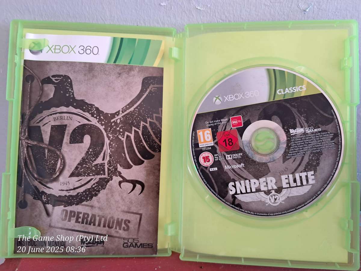 Xbox 360 Sniper Elite V2 - CIB