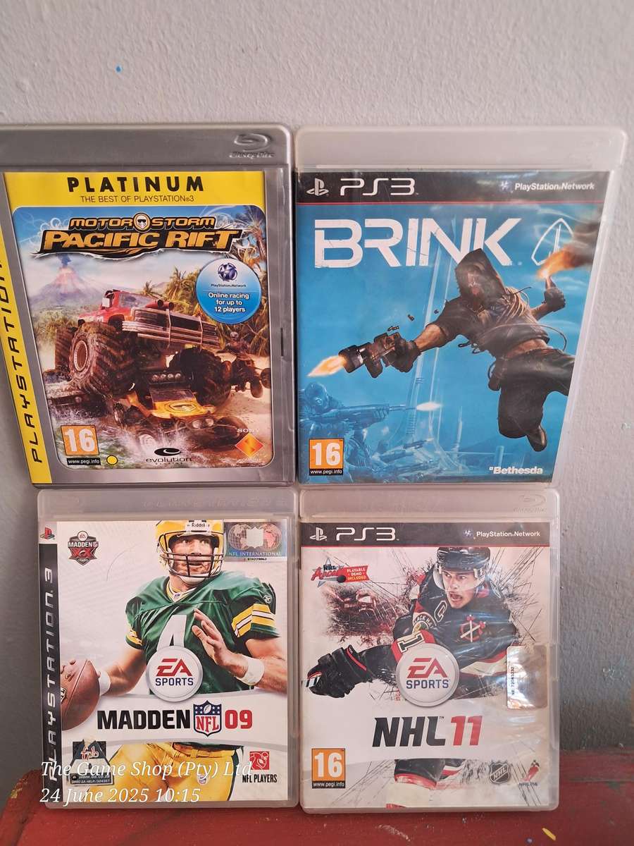 PS3 BUNDLE (4X GAMES)