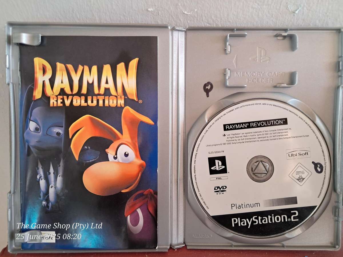 PS2 Rayman Revolution (Platinum) - CIB