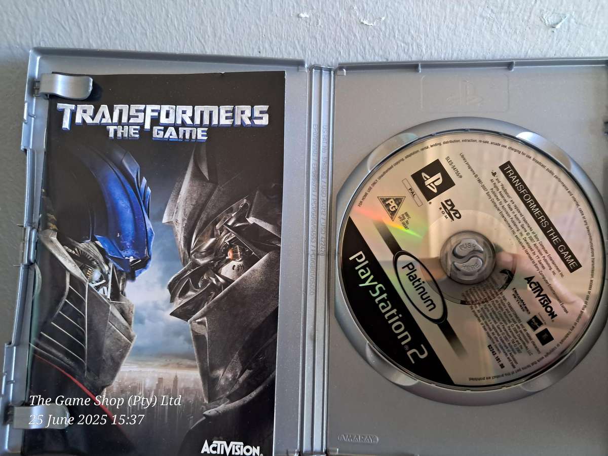 PS2 Transformers : the Game (Platinum) - CIB