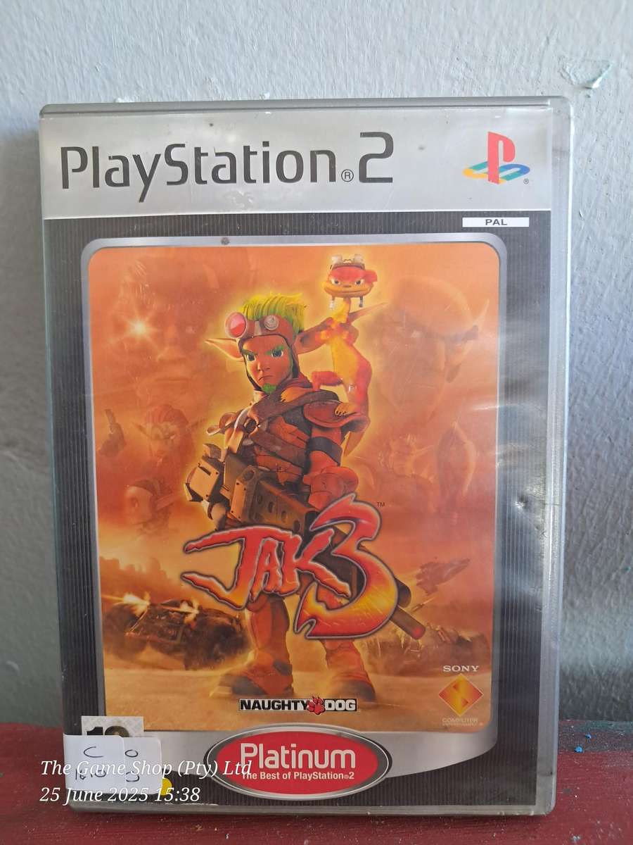 PS2 JAK 3 (PLATINUM) - NO MANUAL