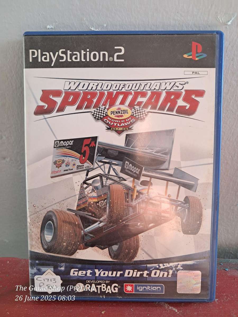 PS2 WORLD OF OUTLAWS : SPRINTCARS - CIB