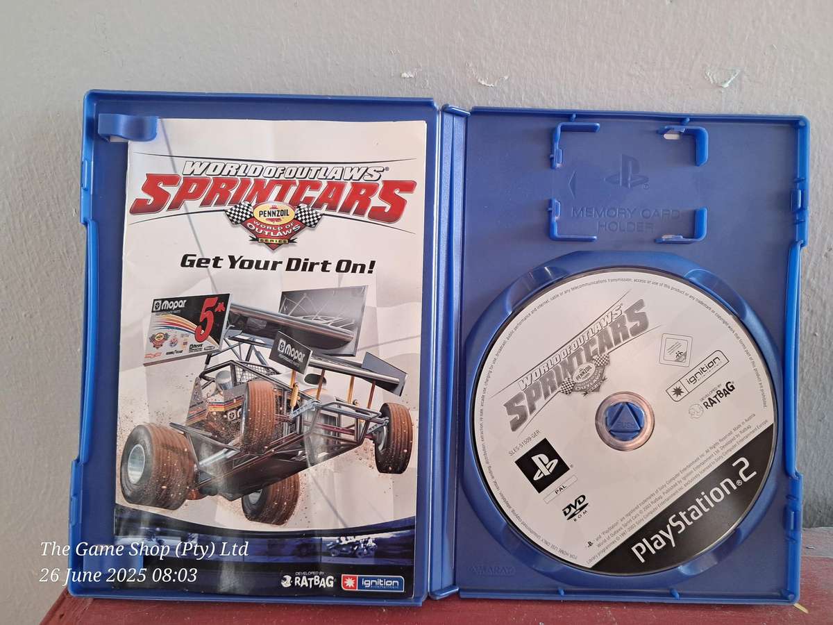 PS2 WORLD OF OUTLAWS : SPRINTCARS - CIB