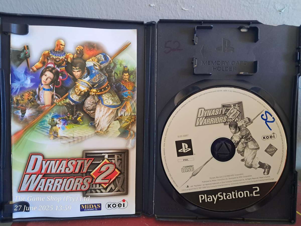 PS2 DYNASTY WARRIORS 2 - CIB