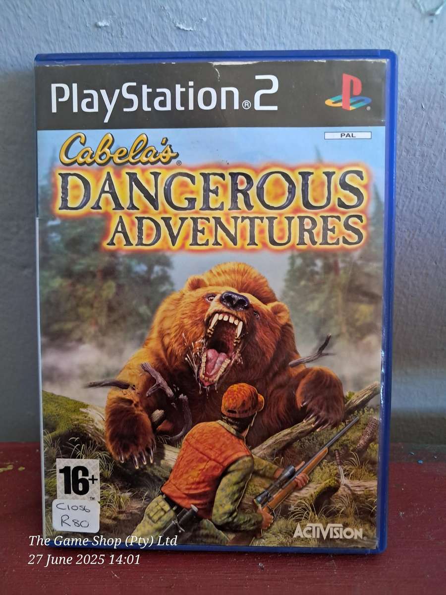 PS2 CABELA'S DANGEROUS ADVENTURES - CIB