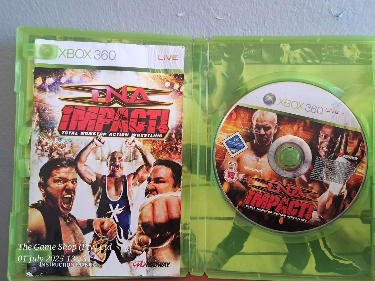 XBOX 360 TNA IMPACT WRESTLING - CIB