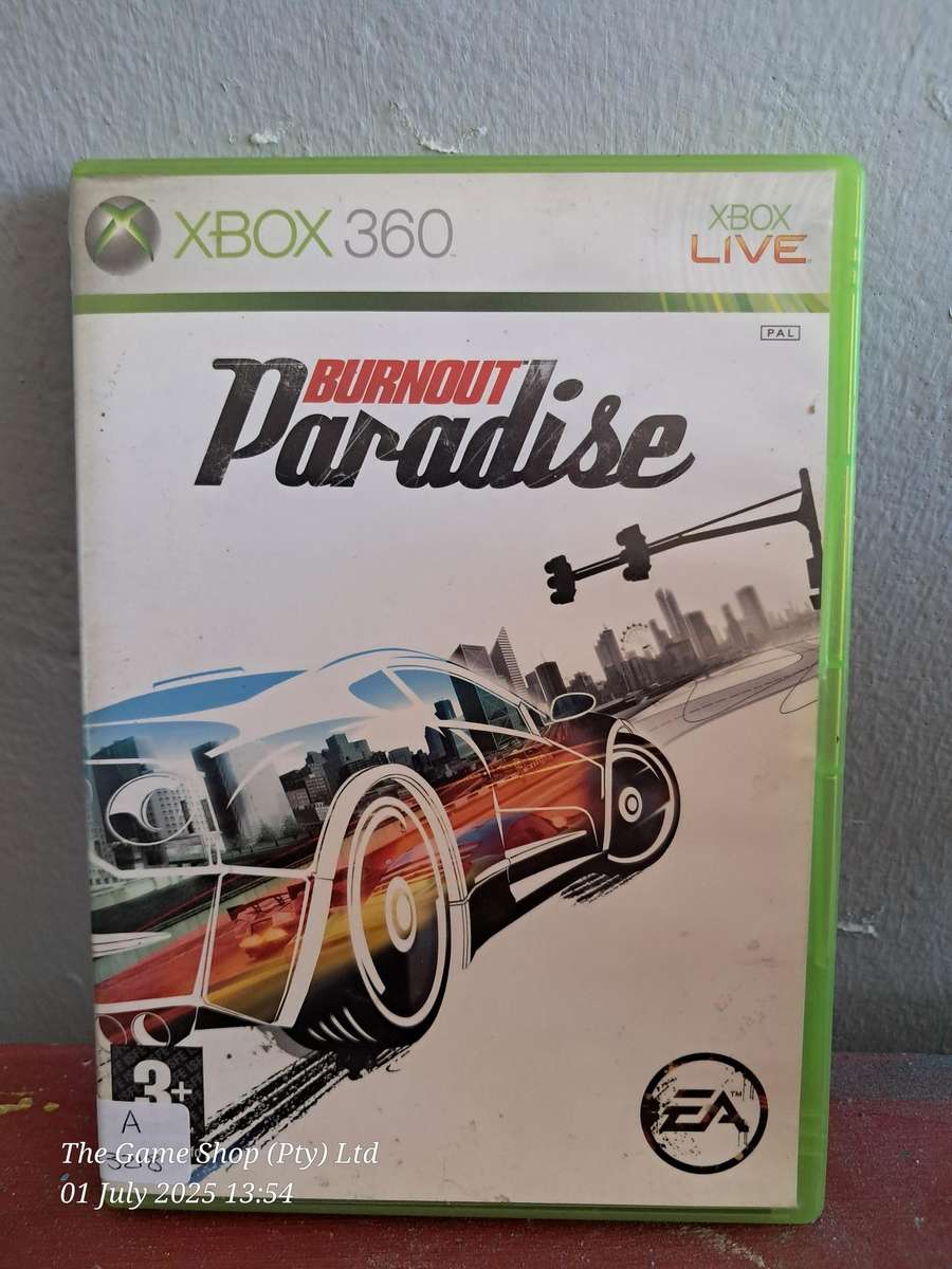 XBOX 360 BURNOUT PARADISE - CIB
