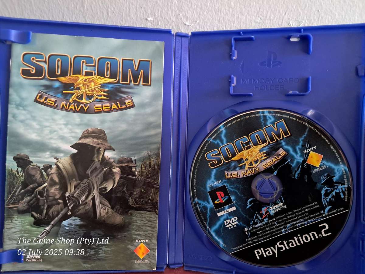PS2 SOCOM : US NAVY SEALS - CIB