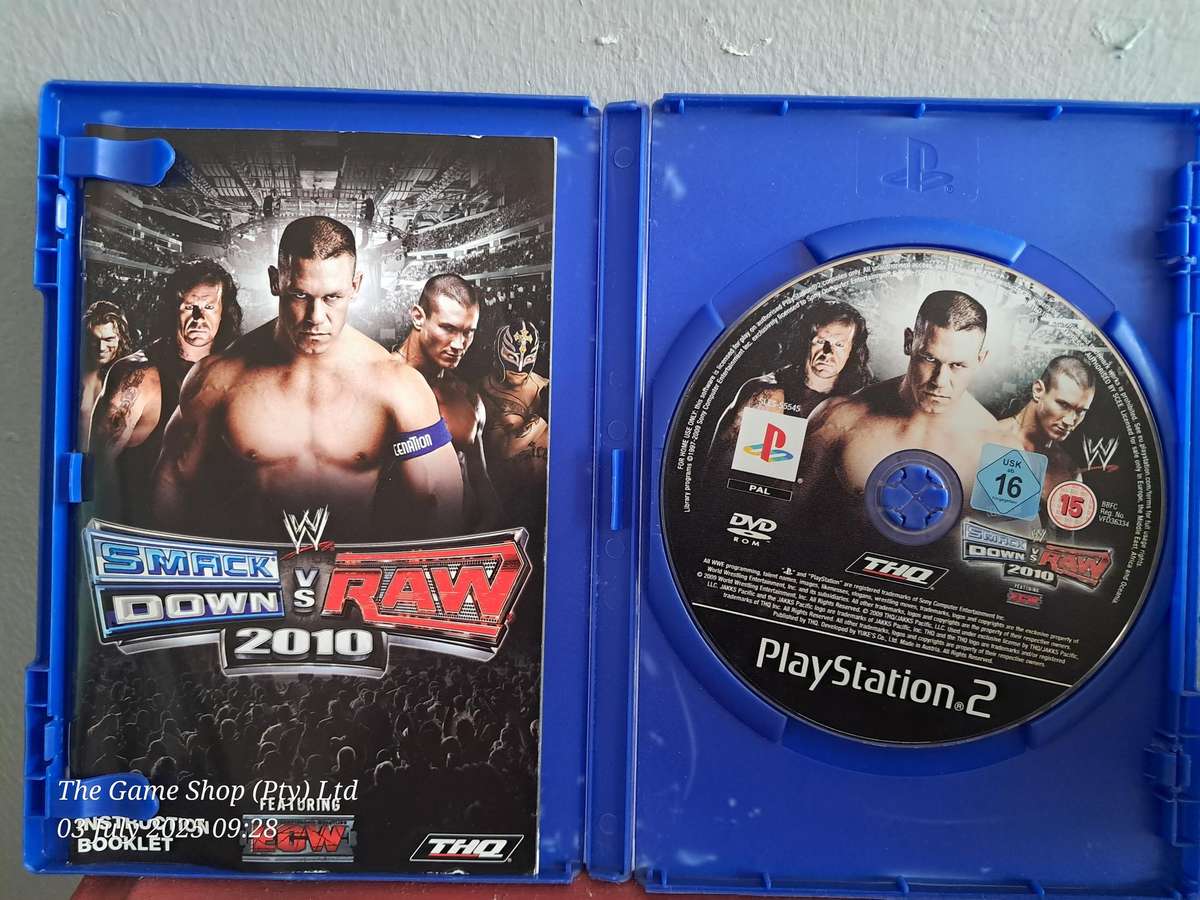 PS2 SMACKDOWN VS RAW 2010 - CIB