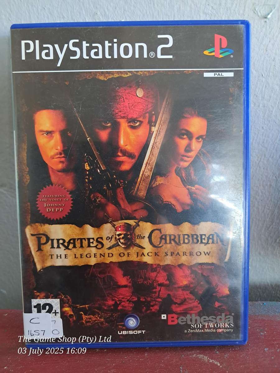 PS2 PIRATES OF THE CARIBBEAN : THE LEGEND OF JACK SPARROW - CIB