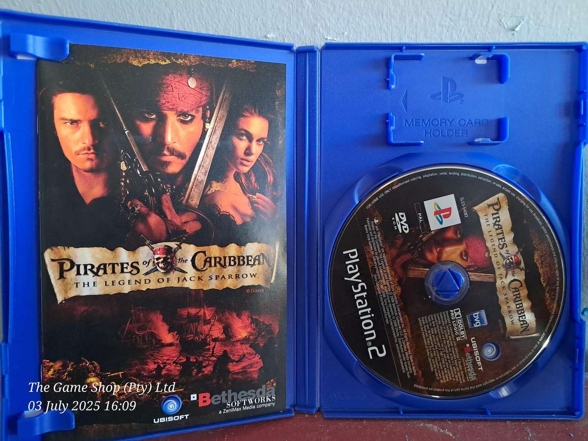 PS2 PIRATES OF THE CARIBBEAN : THE LEGEND OF JACK SPARROW - CIB