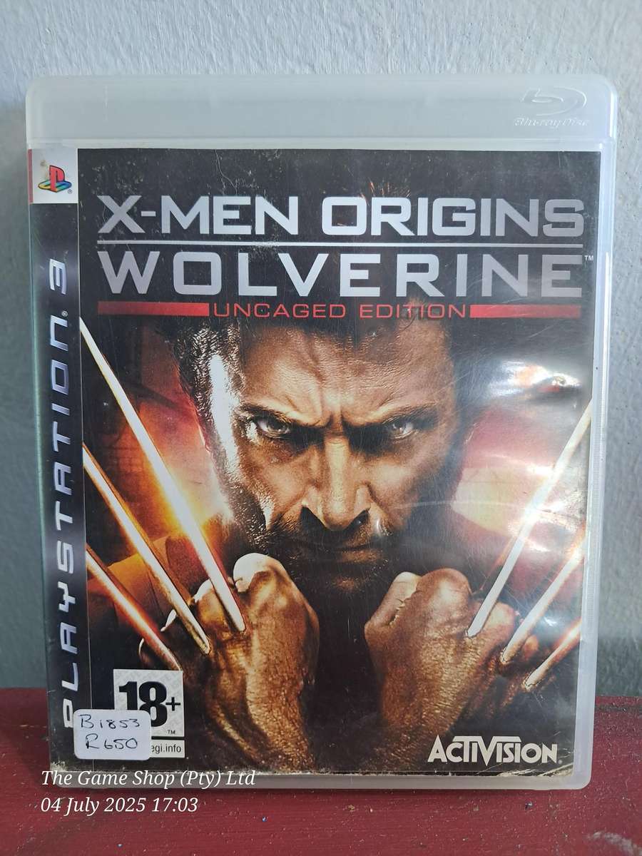 PS3 X-MEN ORIGINS : WOLVERINE (UNCAGED EDITION) - CIB
